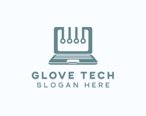 Computer Laptop Tech logo design