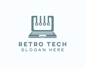 Computer Laptop Tech logo design