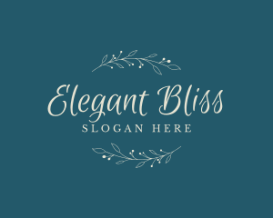 Elegant Premium Wedding logo design