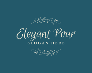 Elegant Premium Wedding logo design