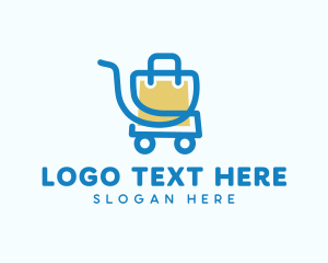 Cart - Shopping Bag Cart logo design