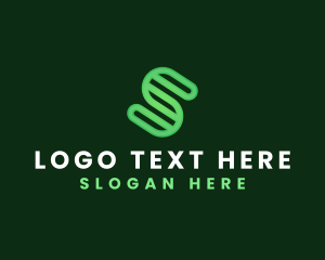 Tech Creative Media Letter S logo design