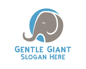 Wild Elephant Safari logo design