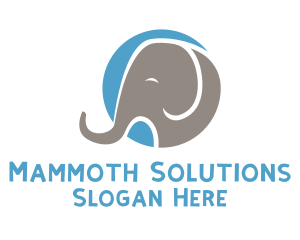 Wild Elephant Safari logo design