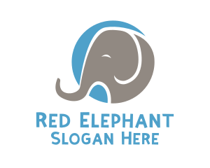 Wild Elephant Safari logo design