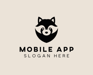 Raccoon  Wildlife Animal Zoo   Logo