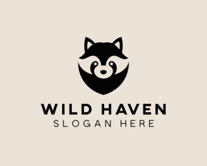 Raccoon  Wildlife Animal Zoo   logo design