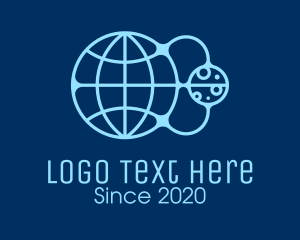 Data Technology - Global Astronomical Science logo design