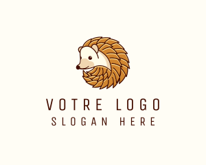 Cartoon - Baby Hedgehog Cartoon logo design