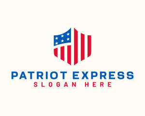 American Patriotic Shield logo design