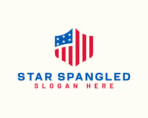 American Patriotic Shield logo design