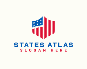 American Patriotic Shield logo design