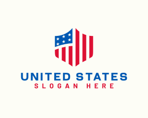 American Patriotic Shield logo design