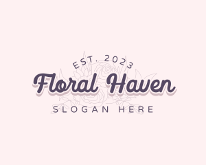 Bouquet - Perfume Floral Beauty logo design