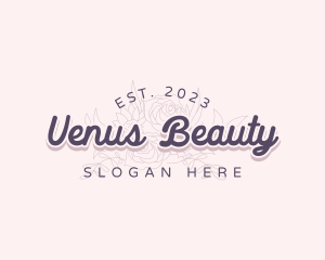 Perfume Floral Beauty logo design