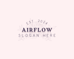 Perfume Floral Beauty logo design