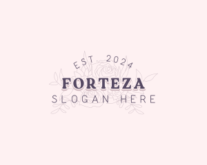 Perfume Floral Beauty logo design