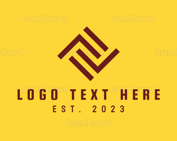 Modern Digital Tech Letter F Logo