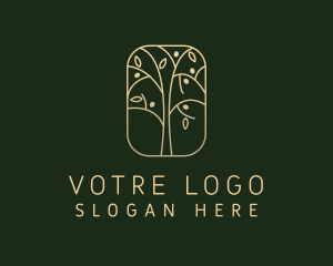 Leaf - Golden Tree Horticulture logo design
