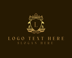 Lettermark - Crown Shield Academy logo design