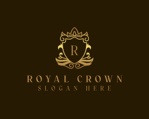 Crown Shield Academy logo design