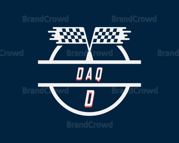 Race Flag Automotive Logo