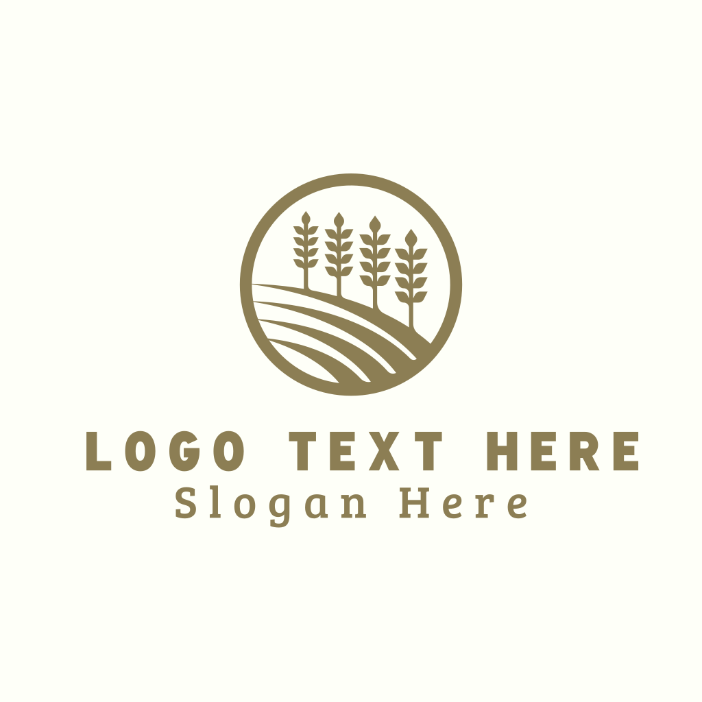 Wheat Farm Field Logo | BrandCrowd Logo Maker