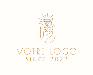 Manicure - Luxury Diamond Jeweler logo design
