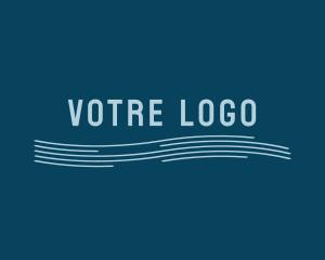Modern Wave Business Logo