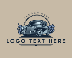 Retro Car Detailing Logo