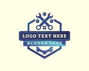 Roofing - House Construction Repair logo design