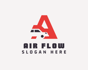 Automotive Car Letter A logo design