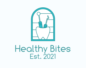 Tooth Dental Equipment  logo design