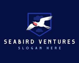 Flying Frigate Bird logo design