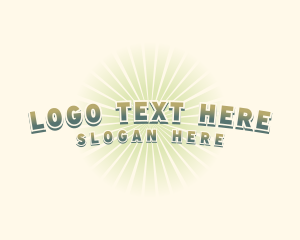 Wordmark - Hipster Business Brand logo design