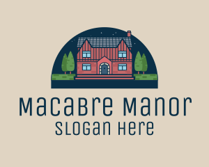 Evening House Manor  logo design