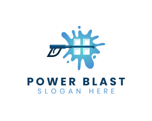 Power Washing Window Cleaning logo design