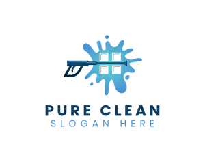 Power Washing Window Cleaning logo design