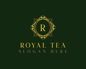 Floral Royal Crest logo design