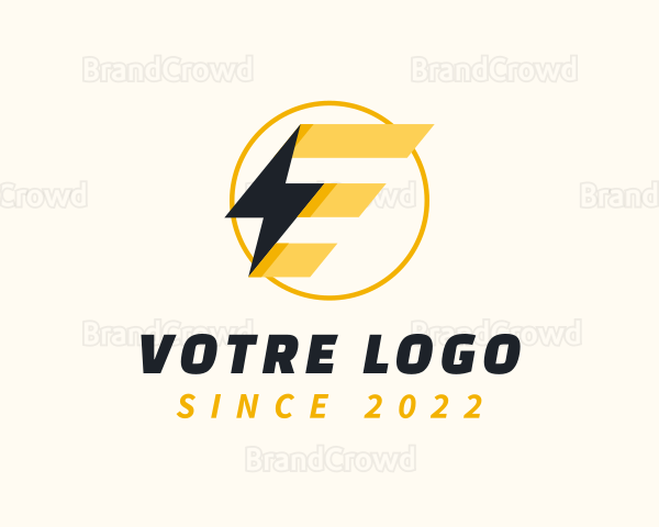 Electric Company Letter E Logo