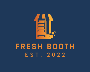 Booth - Vending Machine Booth logo design