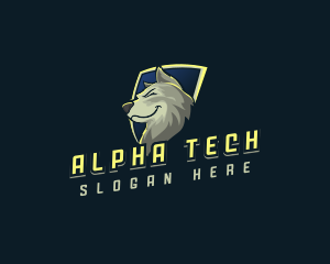 Alpha - Wolf Dog Beast logo design