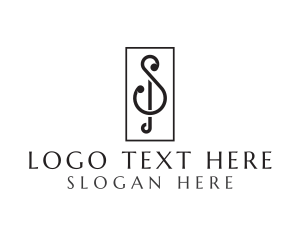 Time Signature - Symphony Treble Clef logo design