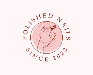 Beauty Hand Nails logo design