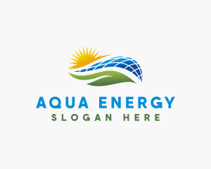 Solar Power Energy logo design