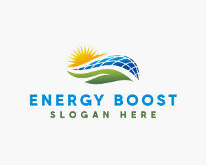 Power - Solar Power Energy logo design