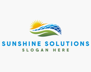 Sunlight - Solar Power Energy logo design