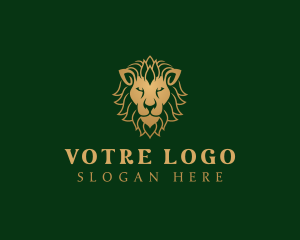 Wildcat - Luxury Jungle Lion logo design