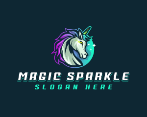 Unicorn Pegasus Gaming logo design