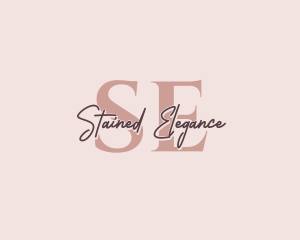 Elegant Feminine Beauty Salon logo design